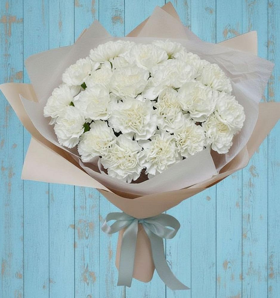 Букет цветов из: Гвоздики в Кондинское