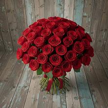 Букет 55 Красных роз Фридом #REPLACE_PRED# Кондинское