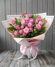 Букет Розовый кустик #REPLACE_PRED# Кондинское