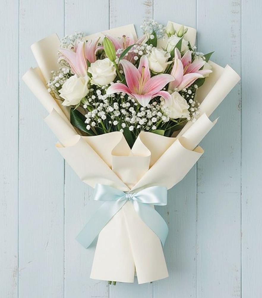 Букет цветов из: Лилии в Кондинское