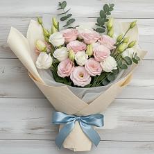 Букет цветов из:  Лизиантусы в Кондинское