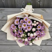 Букет цветов из:  Розы и Хризантемы #REPLACE_PRED# Кондинское