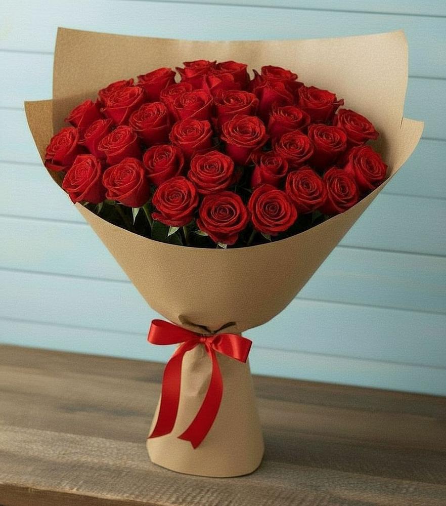 Букет Красные розы Милано в Кондинское