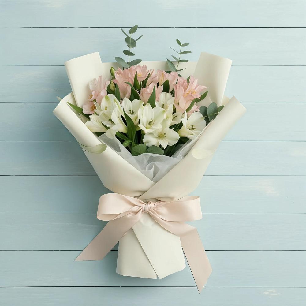 Букет цветов из: Альстромерии в Кондинское