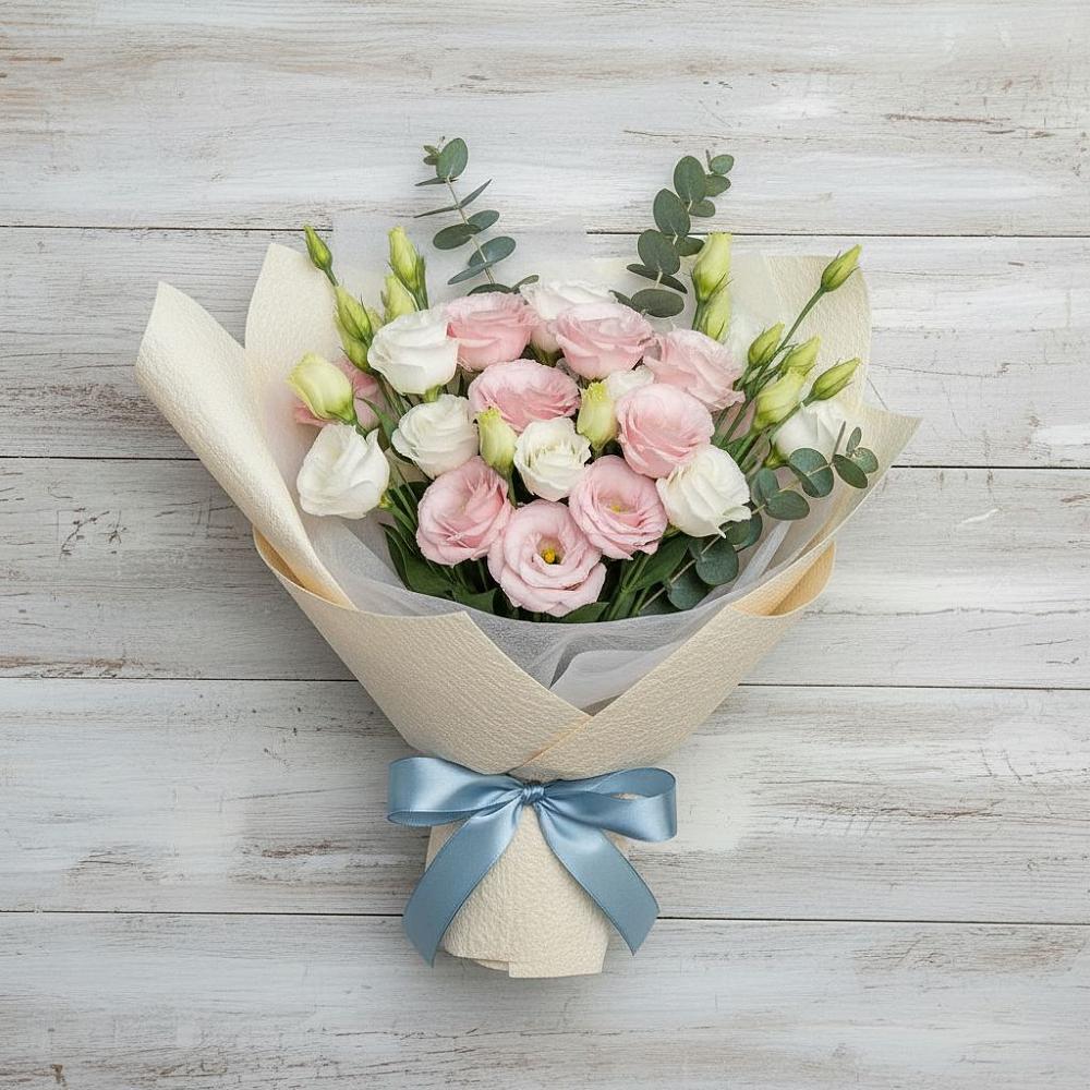 Букет цветов из: Лизиантусы в Кондинское